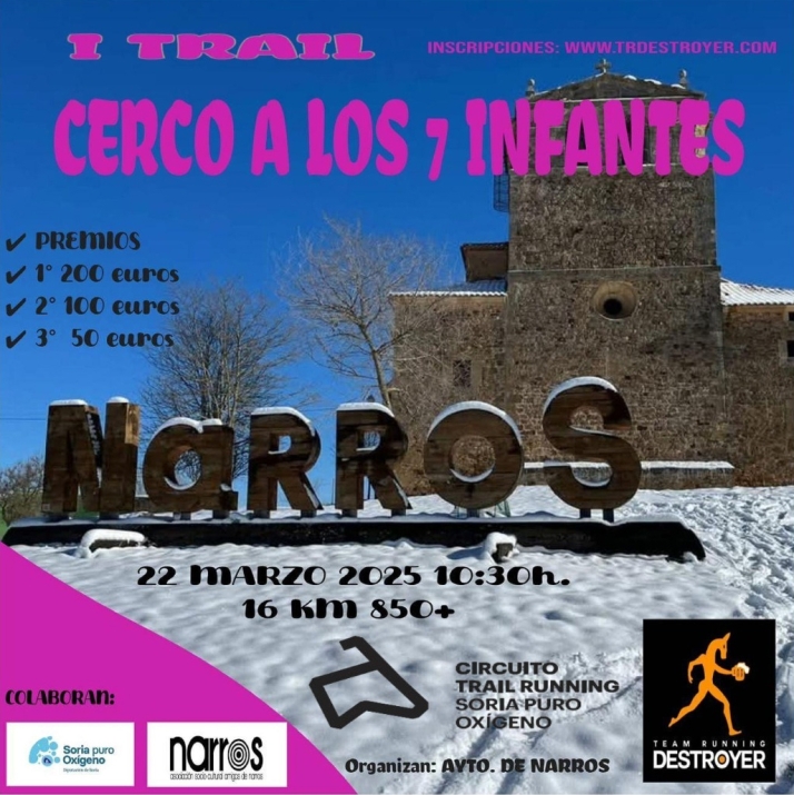Narros acoge el 22 de marzo el trail 'Cerco a los 7 Infantes' | Imagen 1
