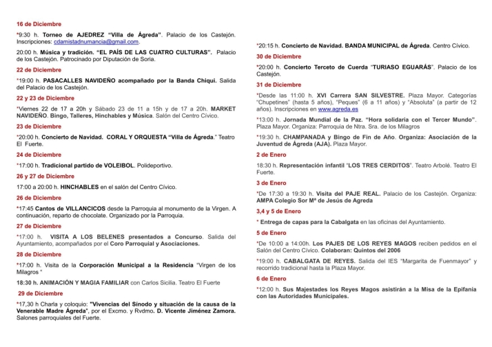 As&iacute; ser&aacute; la Navidad en &Aacute;greda | Imagen 2