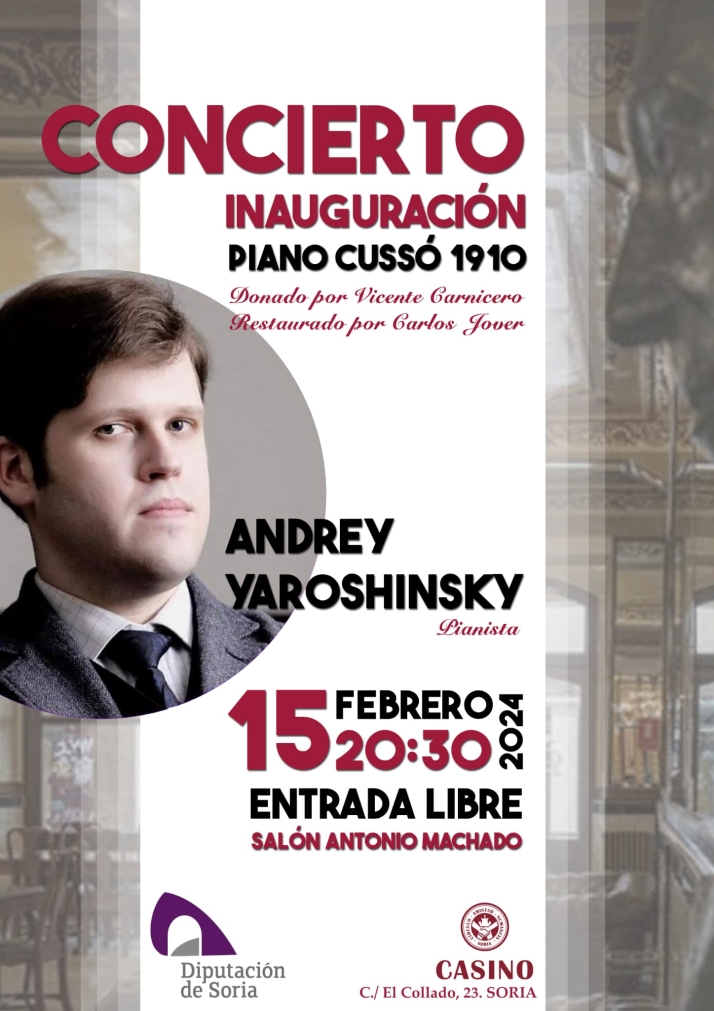 El Casino estrena piano el jueves | Imagen 1