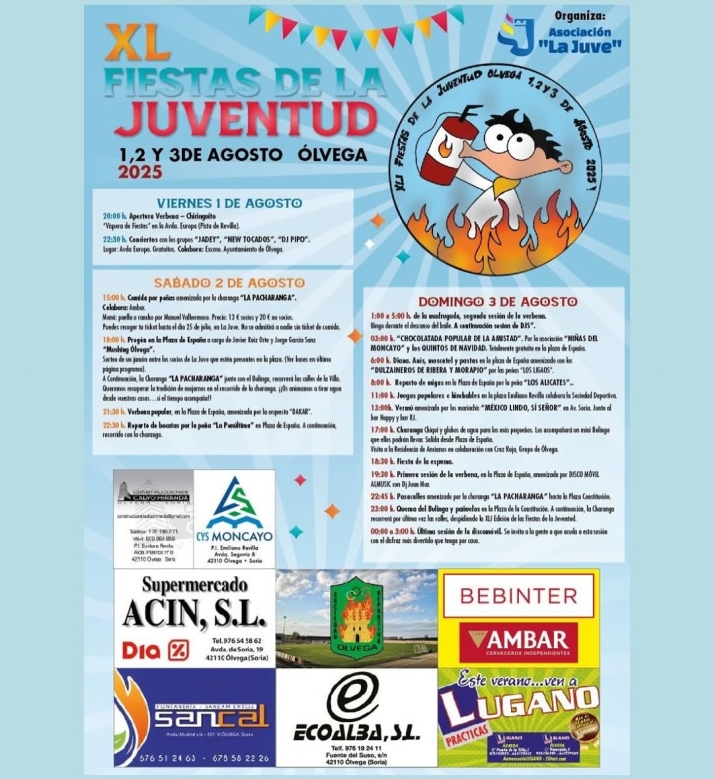 &Oacute;lvega celebra su 40 edici&oacute;n de las Fiestas de La Juventud: programa completo | Imagen 1