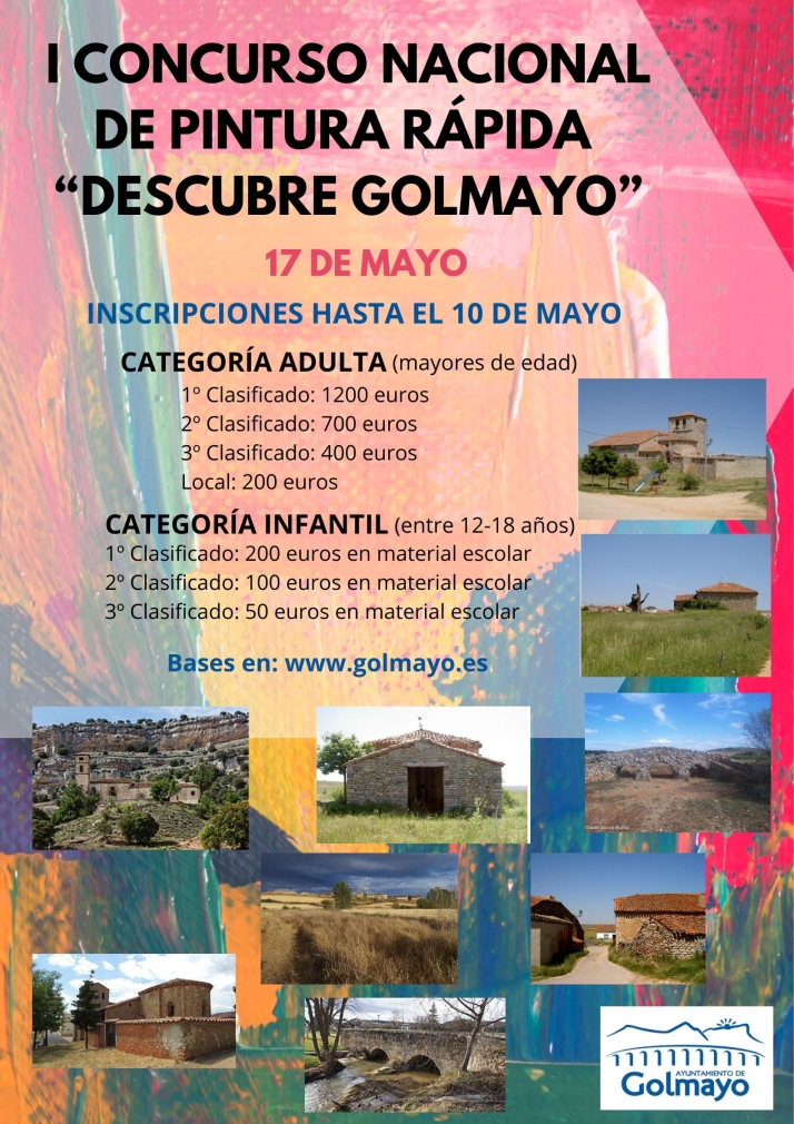 Golmayo convoca su primer concurso nacional de pintura r&aacute;pida con m&aacute;s de 2.800 euros en premios | Imagen 1