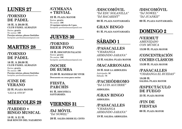 Charangas, disfraces y macarronada en Almaz&aacute;n: &ldquo;Veremos el ingenio de los m&aacute;s j&oacute;venes con la tem&aacute;tica &lsquo;made in Spain&rsquo;" | Imagen 2