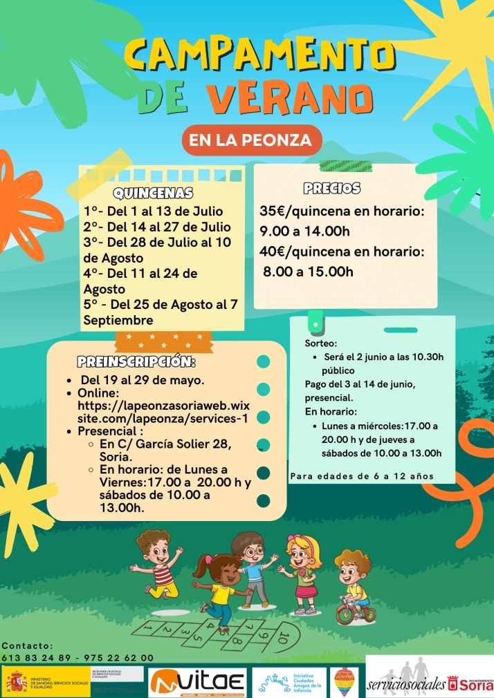 La Peonza presenta su campamento estival con cuatro quincenas y abre la inscripci&oacute;n hasta el 29 de mayo | Imagen 1