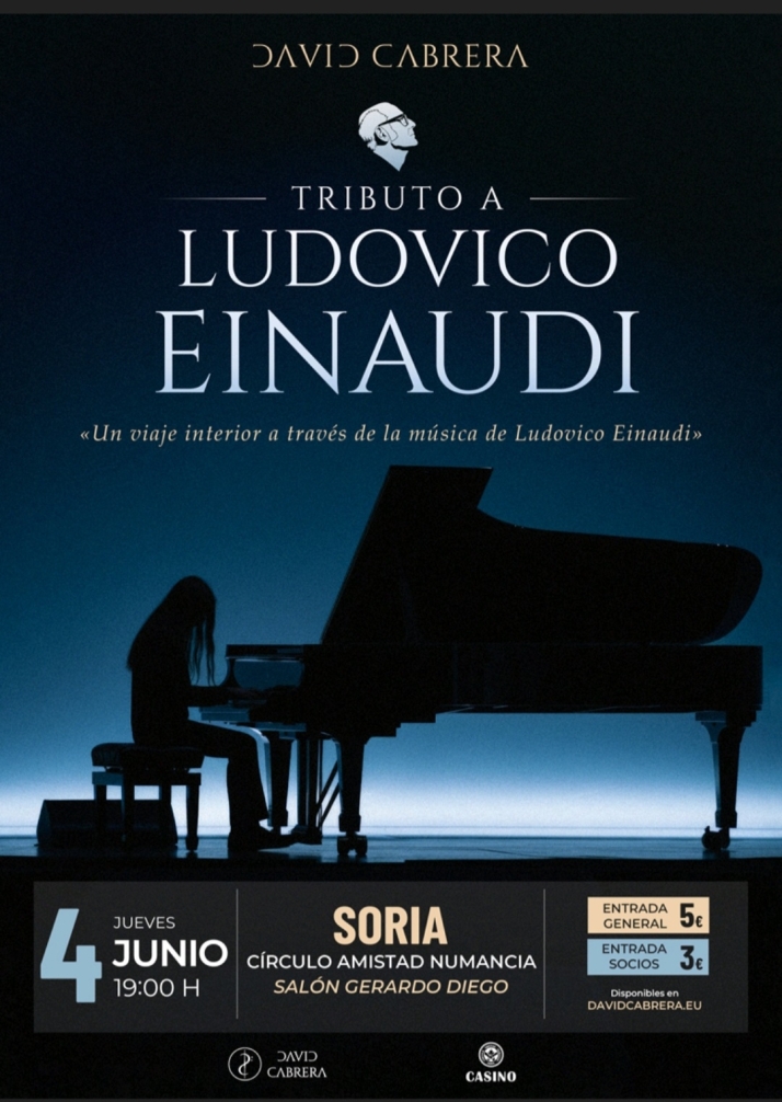 David Cabrera rinde homenaje a Ludovico Einaudi en el Casino | Imagen 1