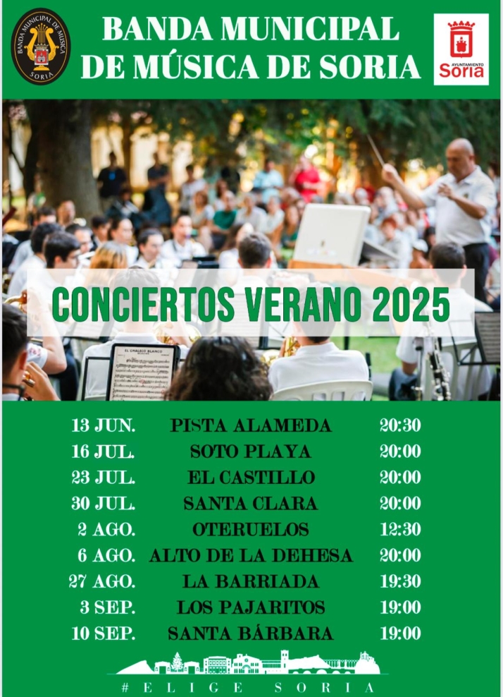 As&iacute; ser&aacute; el verano para la Banda municipal de m&uacute;sica: conciertos, lugares y fechas | Imagen 1
