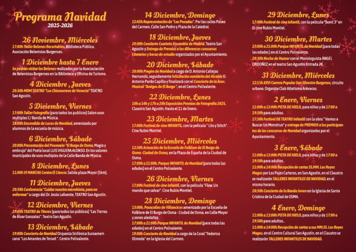 La Navidad en El Burgo inundar&aacute; de cultura, deporte e ilusi&oacute;n las calles de la localidad | Imagen 1