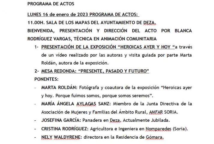 La exposici&oacute;n 'Heroicas' aterriza en Deza | Imagen 1