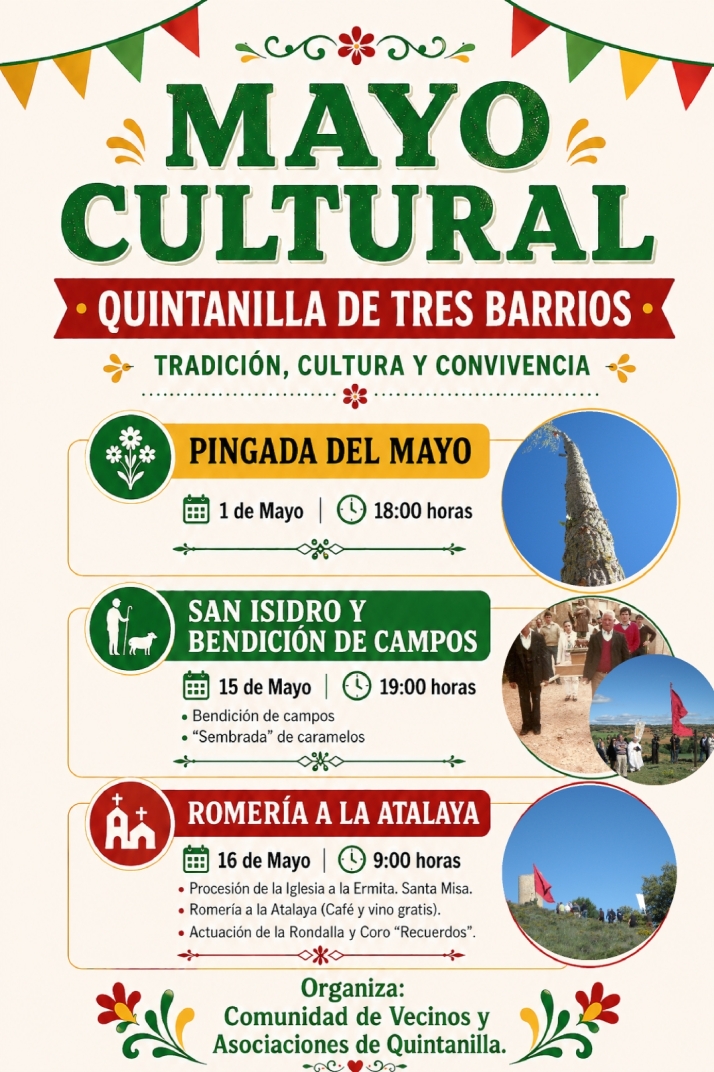 Quintanilla de Tres Barrios celebra su 'Mayo Cultural' con pingada y romer&iacute;a | Imagen 1