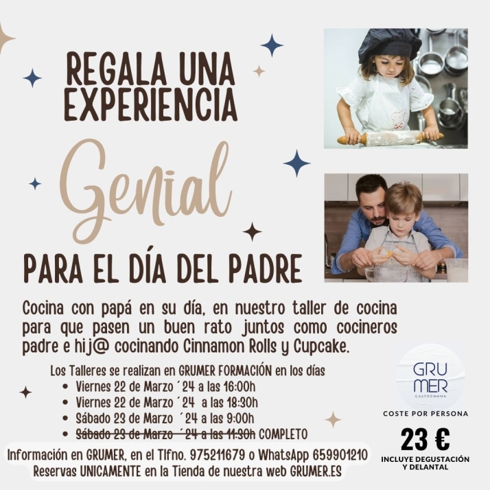 Un regalo muy original para el d&iacute;a del padre, &iexcl;cocinando con pap&aacute;! | Imagen 1