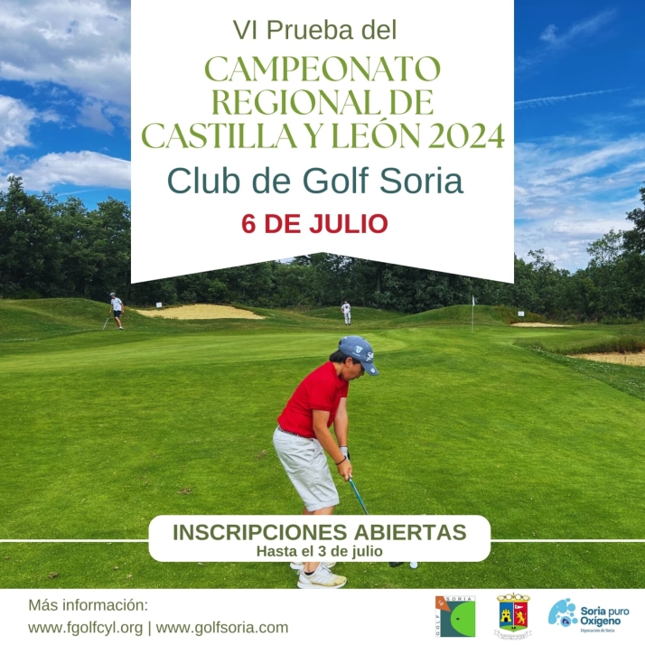 Soria acoger&aacute; el 6 de julio la fase provincial del Regional de Castilla y Le&oacute;n de golf | Imagen 1