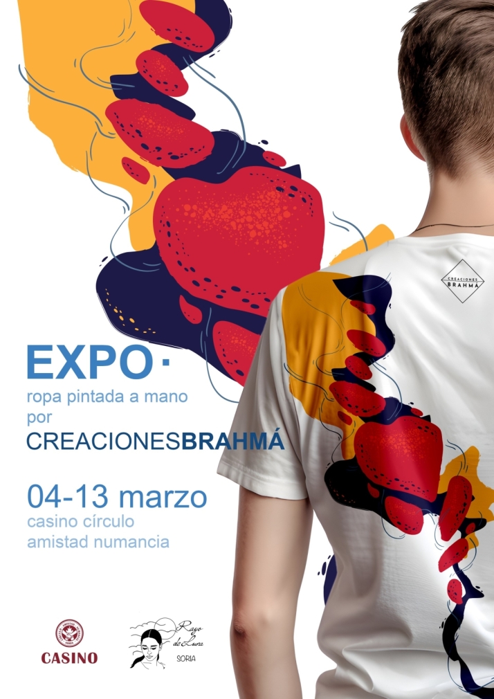 Abre una exposici&oacute;n de ropa pintada a mano en el Casino | Imagen 1