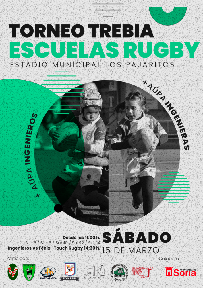 Los Pajaritos acoge este s&aacute;bado a 400 ni&ntilde;os en la mayor fiesta del rugby base soriano | Imagen 1