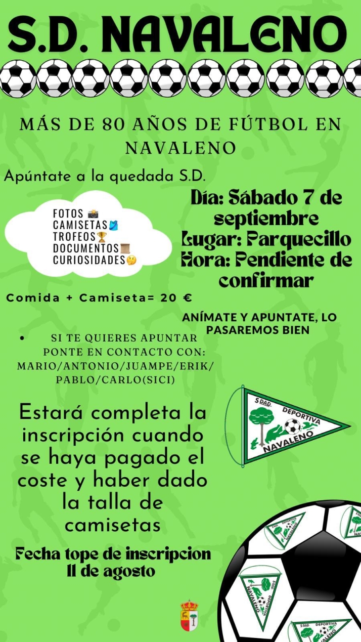 La SD Navaleno celebrar&aacute; a lo grande en septiembre sus ochenta a&ntilde;os  | Imagen 1