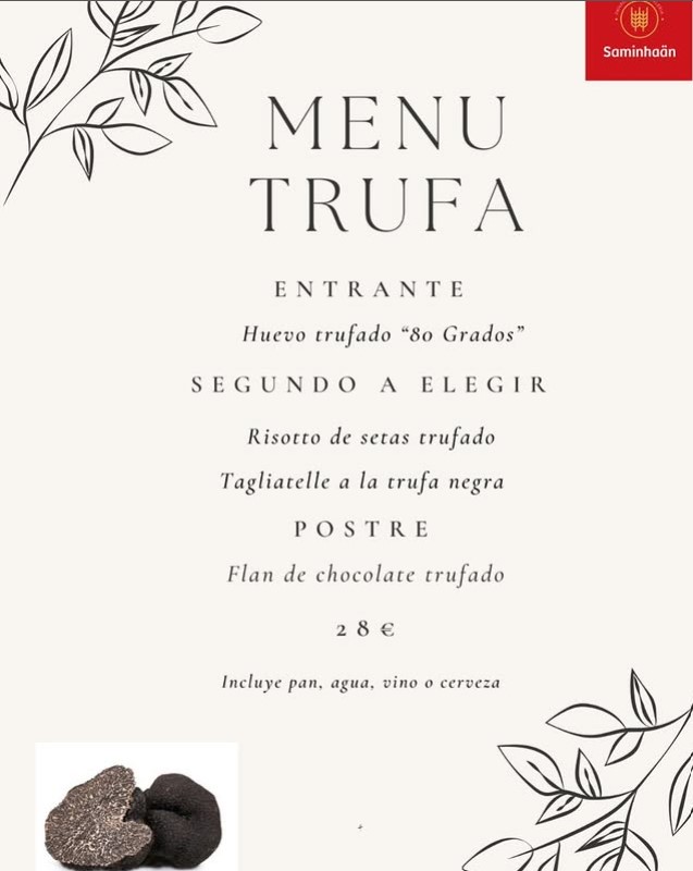 Llegan los men&uacute;s de trufa al Saminhaan de Monteagudo | Imagen 1