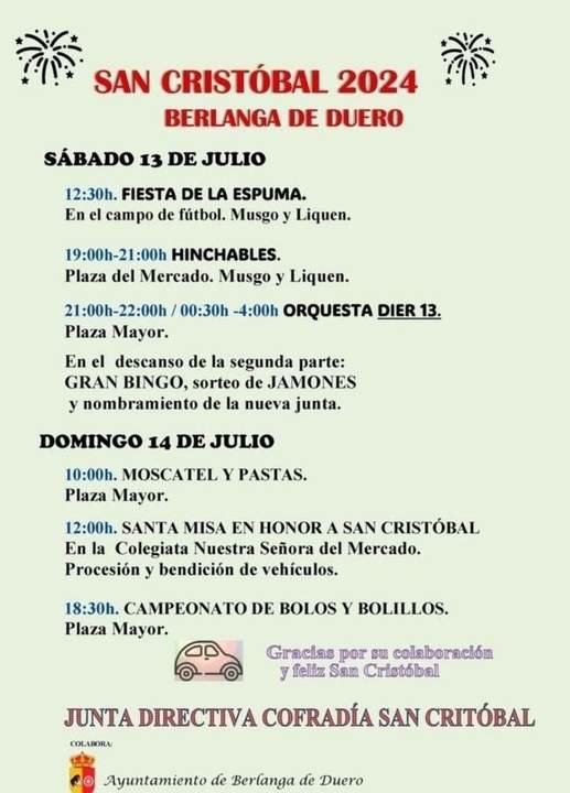 Berlanga celebra a San Crist&oacute;bal este fin de semana | Imagen 1