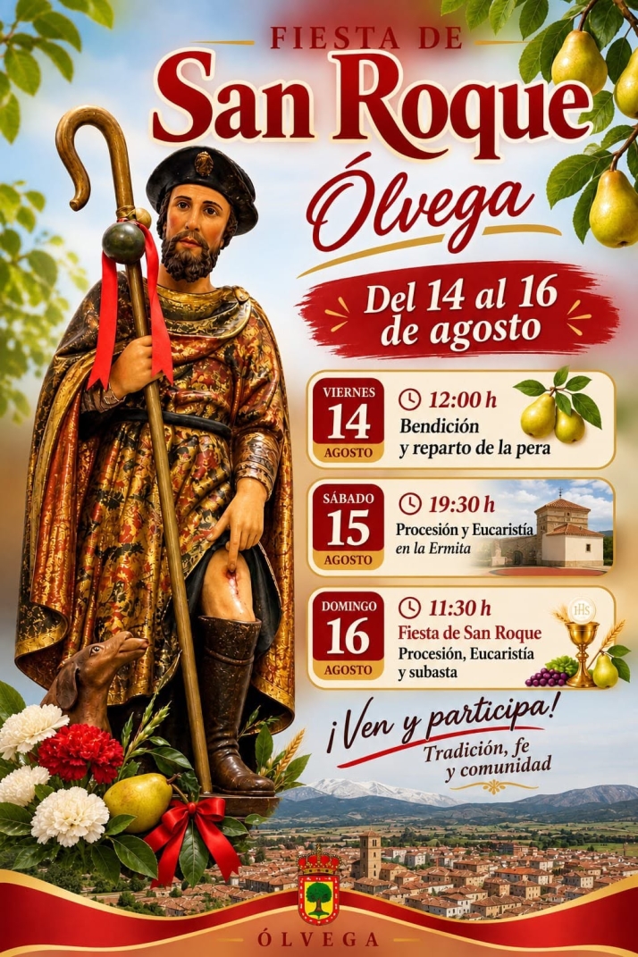 &Oacute;lvega arranca sus fiestas a San Roque con una tradici&oacute;n centenaria | Imagen 1