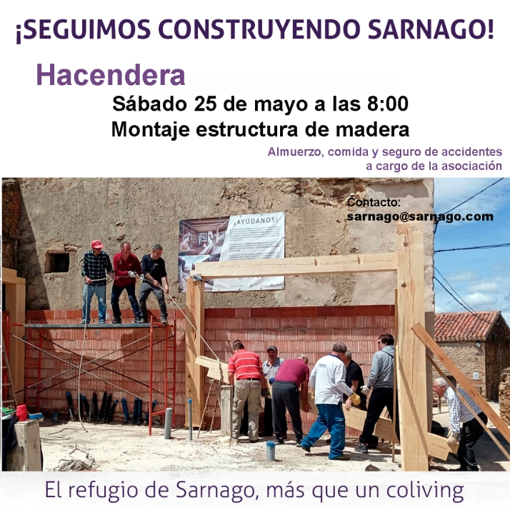 El s&aacute;bado, hacendera en Sarnago | Imagen 1