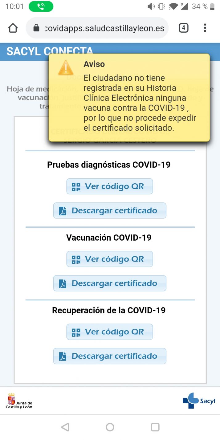 Cómo lograr el Certificado Covid en Castilla y León paso a paso | Imagen 7