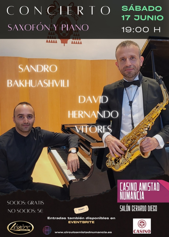 Danza contempor&aacute;nea y un concierto: esta es la oferta cultura que ofrece el Casino Amistad Numancia para este s&aacute;bado 17 de junio | Imagen 1