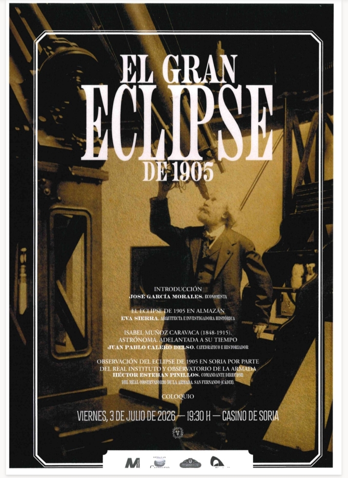 El hist&oacute;rico eclipse de 1905 revive este viernes en el Casino de Soria | Imagen 1