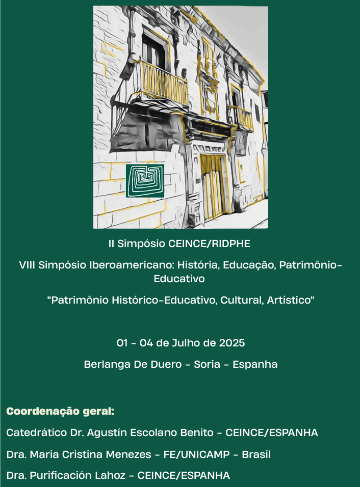 Berlanga acoge en julio el II Simposio CEINCE/RIDPHE y VIII Simposio Iberoamericano: Historia, Educaci&oacute;n y Patrimonio Educativo | Imagen 1