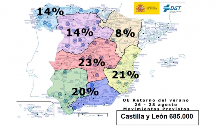 Este viernes arranca la operaci&oacute;n 'Retorno del verano', con 41.000 desplazamientos por las carreteras sorianas  | Imagen 2