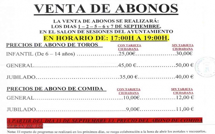 La venta de abonos para las fiestas de &Oacute;lvega, a partir del d&iacute;a 1 | Imagen 1