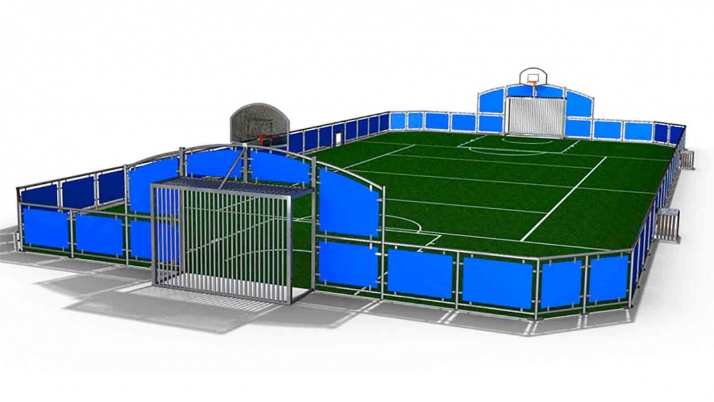 Almaz&aacute;n licita dos nuevas pistas polideportivas | Imagen 1