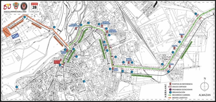 Reuni&oacute;n de Seguridad en Almaz&aacute;n para la &uacute;ltima etapa de Hispania sub23 | Imagen 1