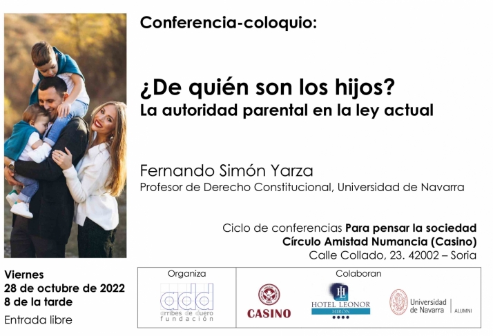 Este viernes, conferencia en el Casino: '&iquest;De qui&eacute;n son los hijos?' | Imagen 1