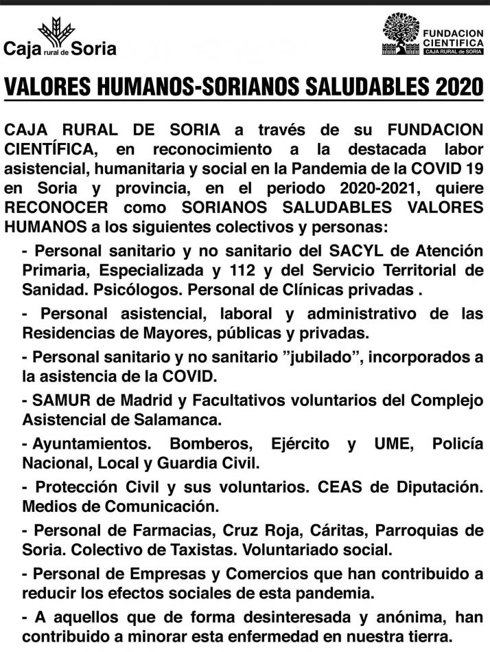 La FCCR materializa el homenaje a quienes trabajaron contra la pandemia | Imagen 1