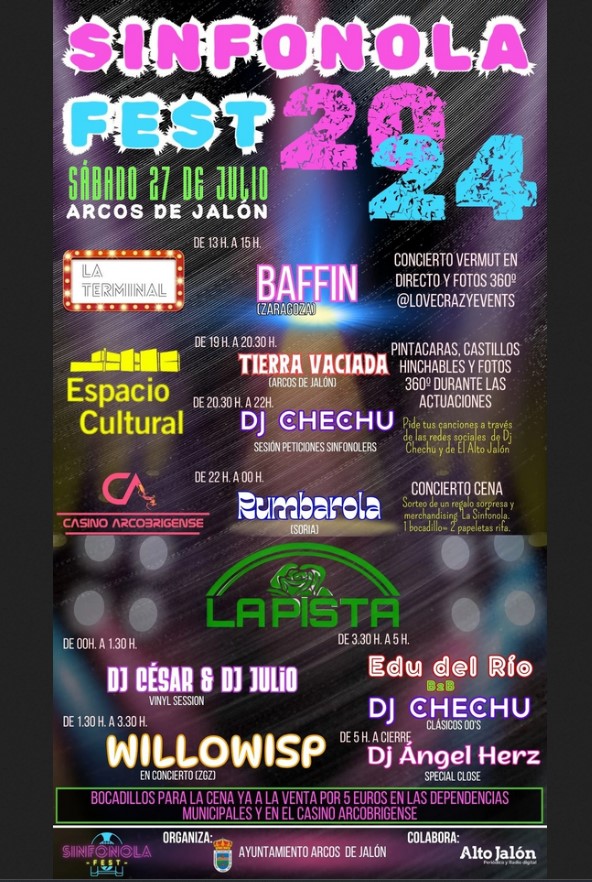 Este s&aacute;bado, nueva edici&oacute;n del Sinfonola Fest en Arcos | Imagen 1