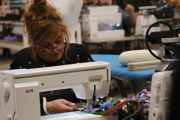 Soraya D&iacute;ez en una prueba del concurso/ Cecilia Bayonas