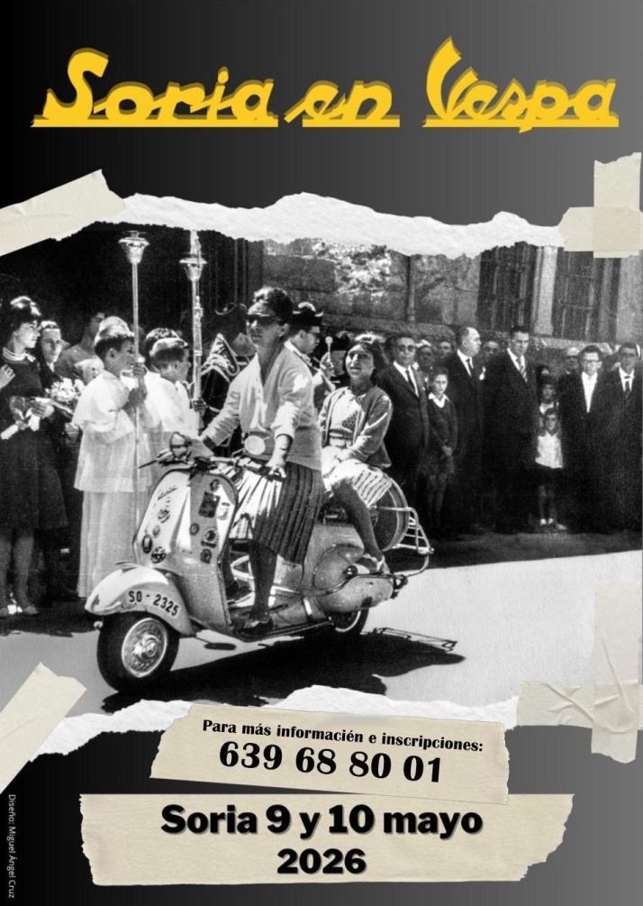 Decenas de Vespas recorrer&aacute;n las carreteras de Soria: &iquest;Cu&aacute;ndo y c&oacute;mo verlas? | Imagen 1