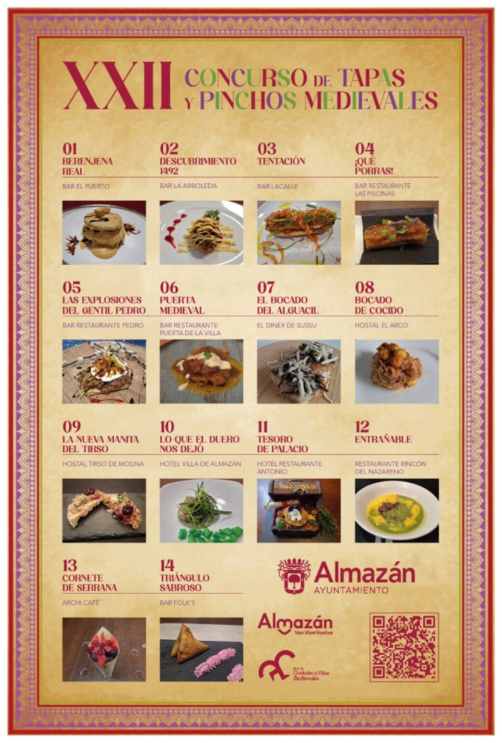 Almaz&aacute;n se entrega al sabor medieval en la XXII Ruta de Tapas y Pinchos | Imagen 1