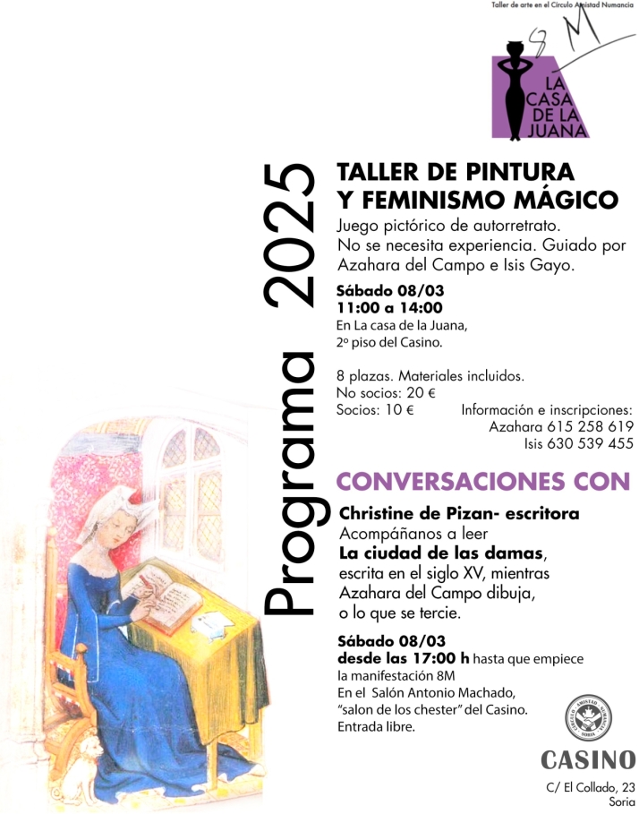 Dos citas de la Casa de la Juana para el 8M | Imagen 1