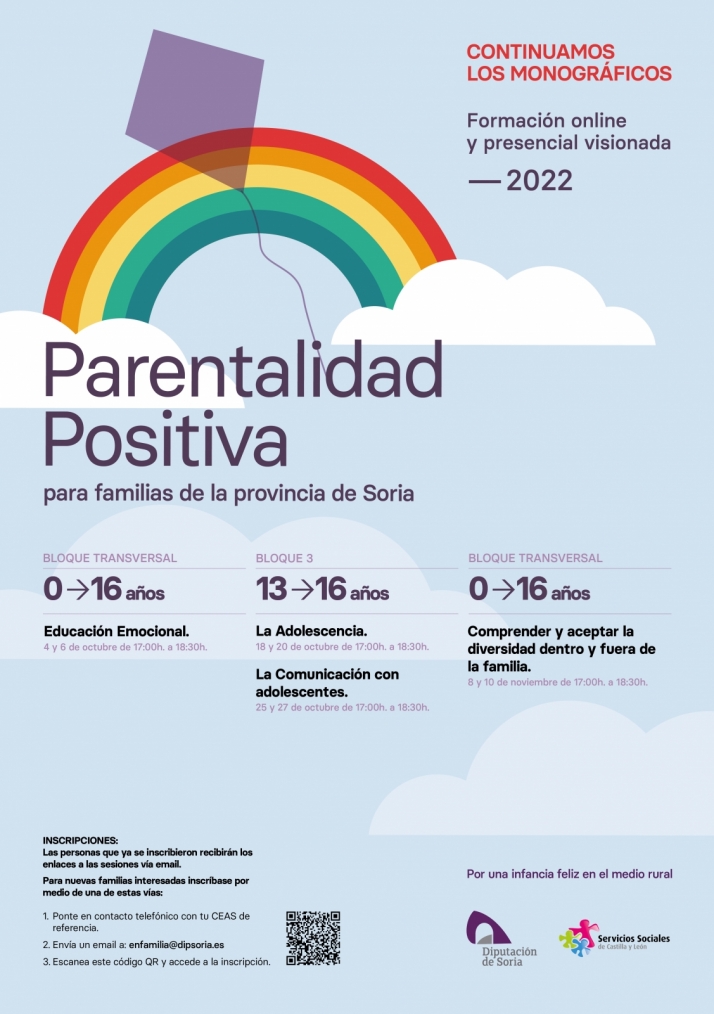 La Diputaci&oacute;n organiza varios talleres sobre parentalidad positiva como f&oacute;rmula "para crecer en familia" | Imagen 1