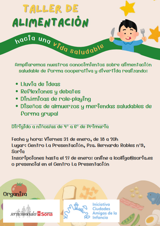 El 31, taller de alimentaci&oacute;n saludable para escolares | Imagen 1