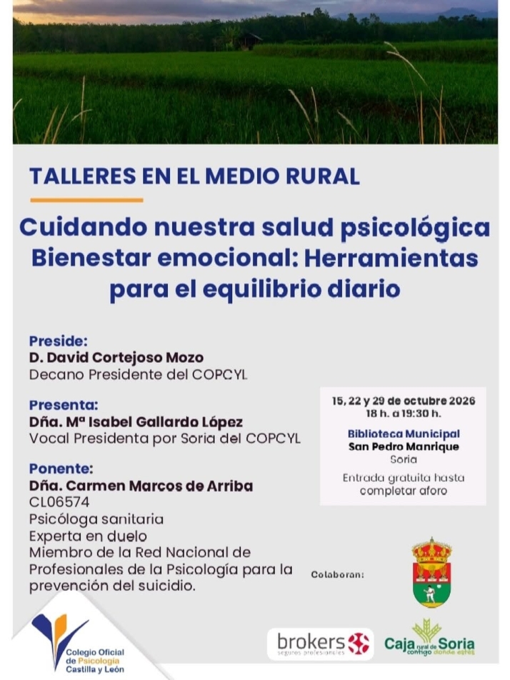 San Pedro Manrique acoge unas jornadas de salud mental en el medio rural | Imagen 1