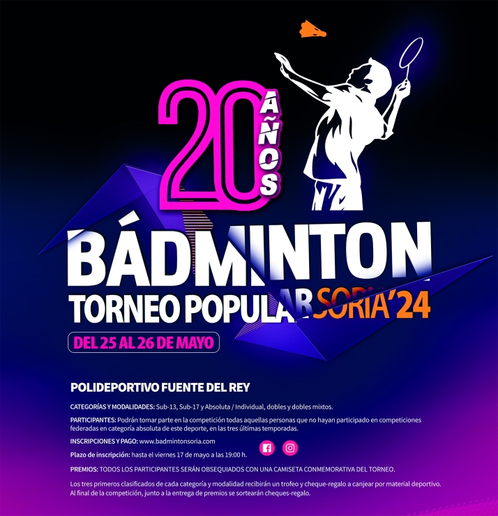 Abre la inscripci&oacute;n para el Torneo Popular de B&aacute;dminton | Imagen 1