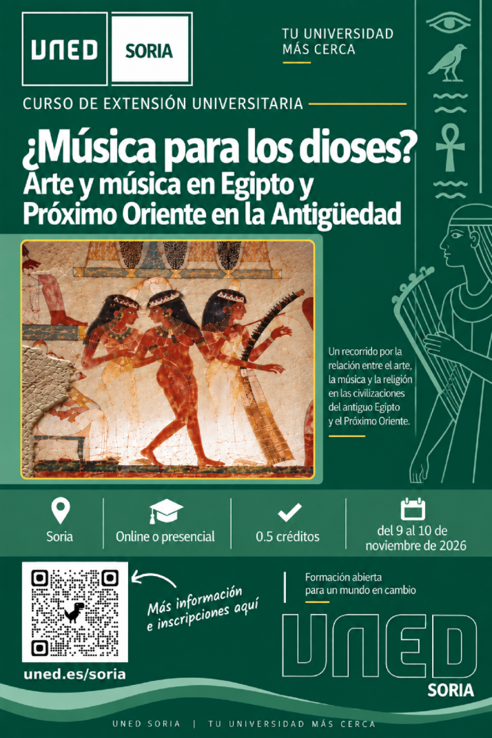 &iquest;M&uacute;sica para los dioses?: El enigma sonoro de los faraones llega a Soria | Imagen 1