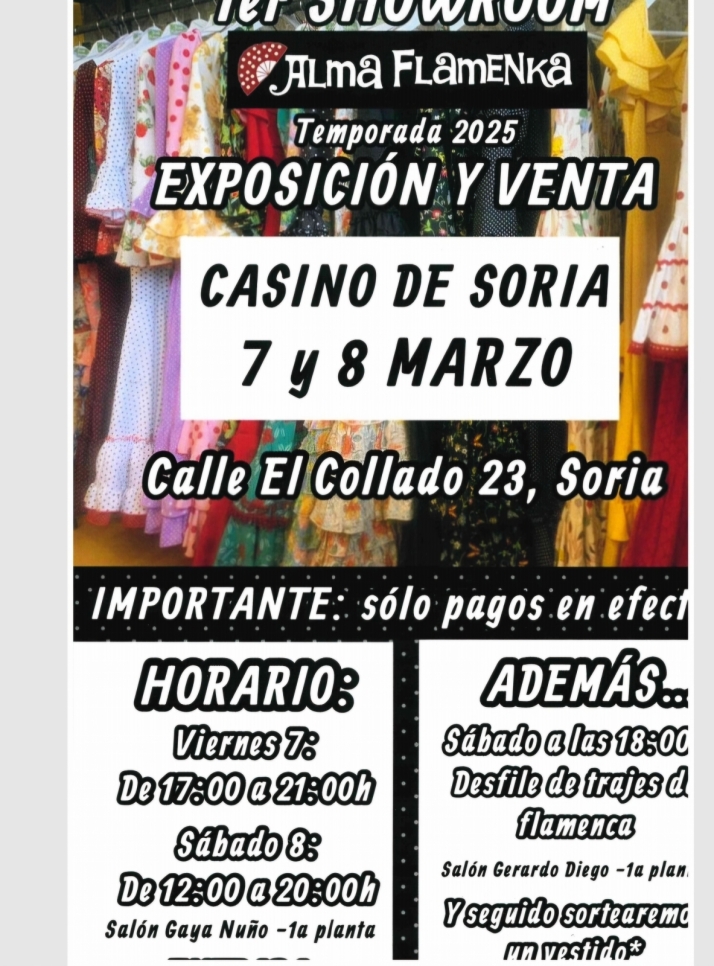 El Casino se viste este fin de semana de volantes con el I 'showroom' Alma Flamenca | Imagen 1