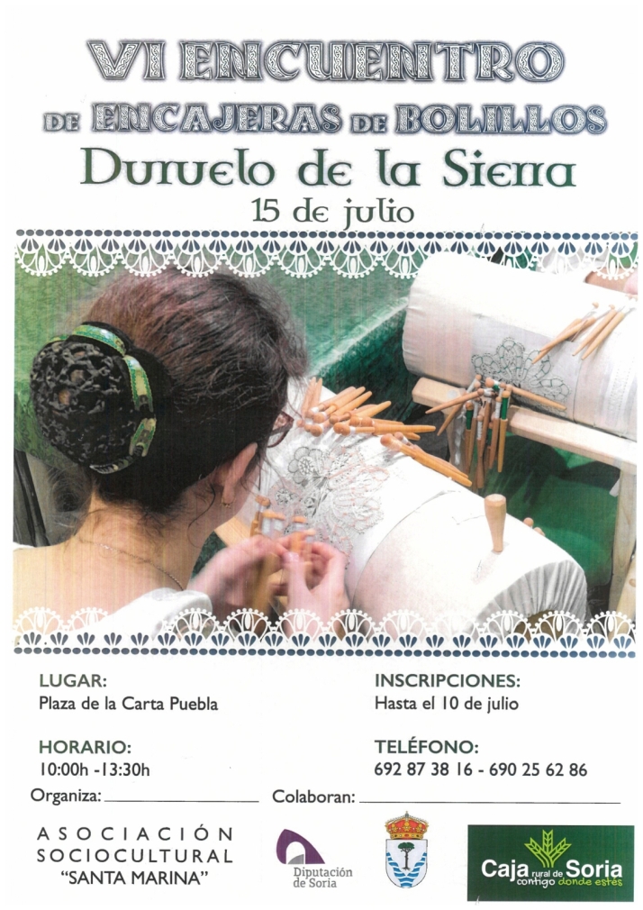Duruelo celebrar&aacute; el VI Encuentro de Encajeras de Bolillos el 15 de julio | Imagen 1
