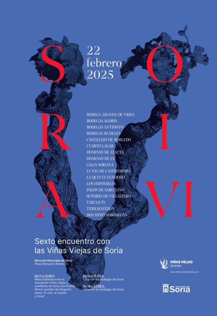 El sexto encuentro Vi&ntilde;as Viejas de Soria, el s&aacute;bado 22, contar&aacute; con tres nuevas bodegas | Imagen 1