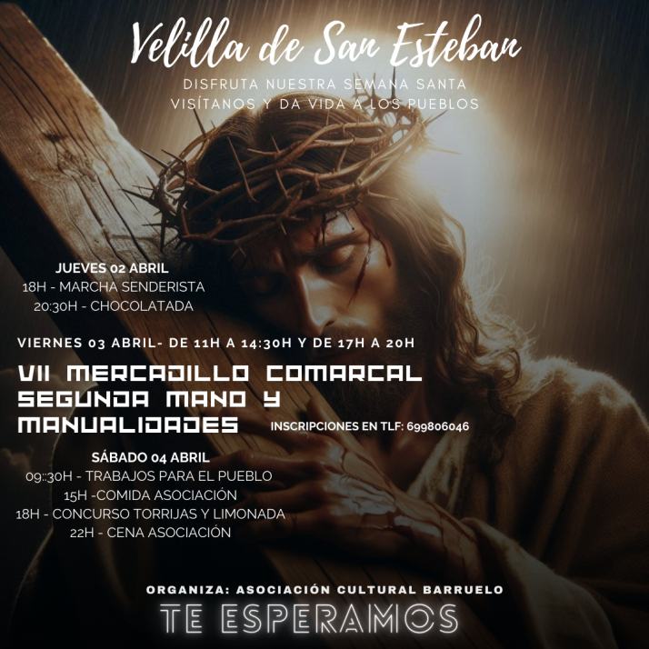 Vuelve la artesan&iacute;a y la segunda mano para dar vida a la Semana Santa en Velilla de San Esteban | Imagen 1