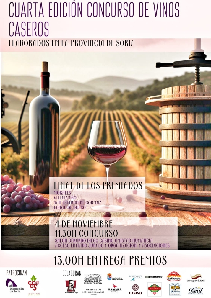 La final del concurso de Vinos Caseros sorianos contar&aacute; con 30 elaboraciones de la provincia | Imagen 1