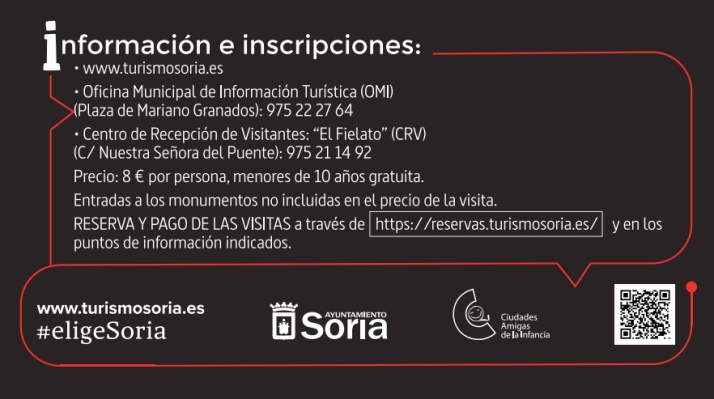 Las visitas tur&iacute;sticas guiadas y las rutas teatralizadas en Soria se refuerzan con espacios como Santa Clara | Imagen 1