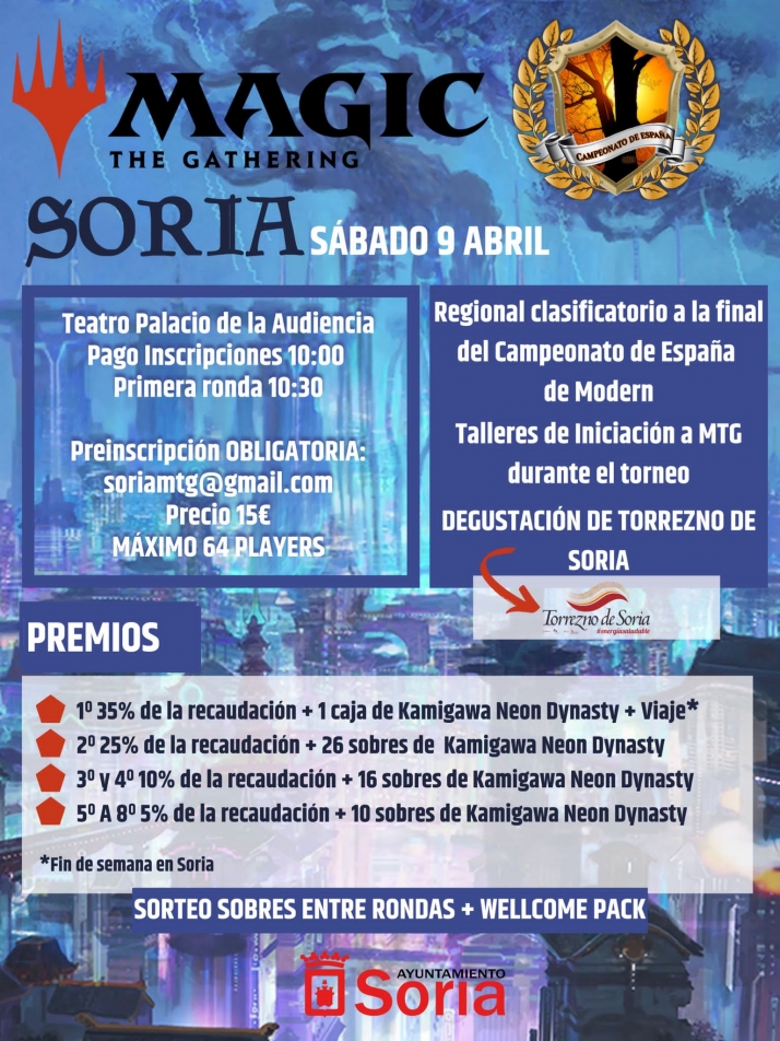 Soria se rinde a los encantos de Magic The Gathering y programa un torneo con 64 plazas | Imagen 1