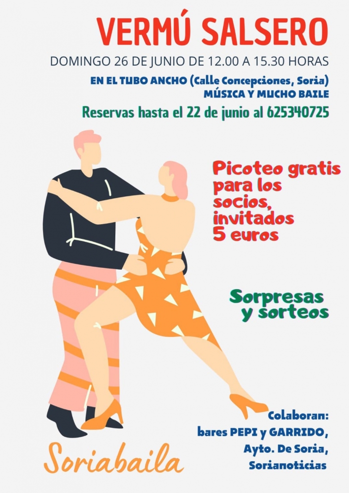 Soria volver&aacute; a bailar con un verm&uacute; salsero en el Tubo Ancho | Imagen 1