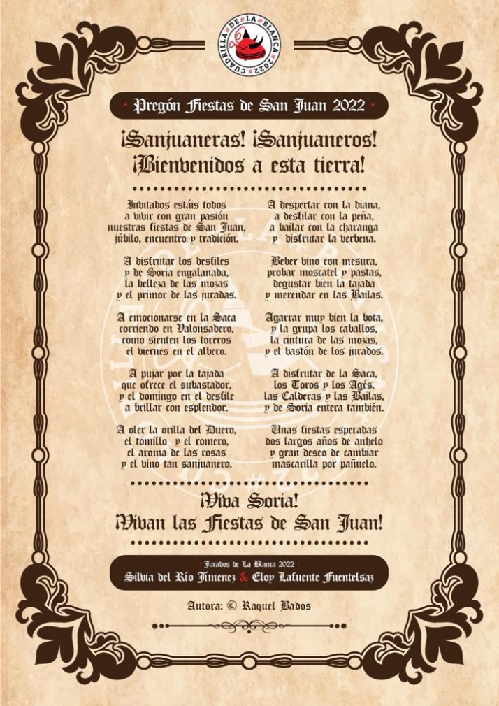 Adi&oacute;s mascarillas, hola pa&ntilde;uelo: el preg&oacute;n de San Juan 2022 hace estallar de alegr&iacute;a a la Plaza Mayor | Imagen 1